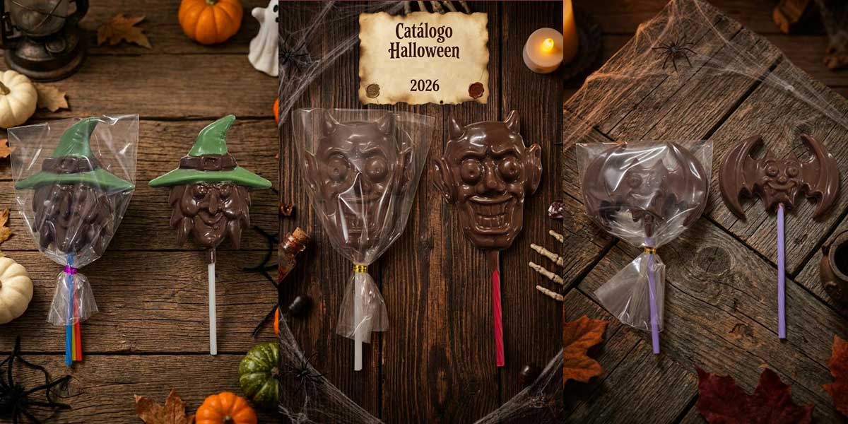 Paletas Temáticas Con Sucedáneo de Chocolate