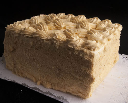 Torta Bizcocho Light Lúcuma Crema