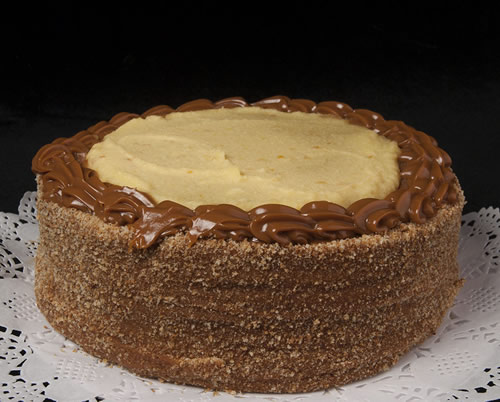 Torta Panqueque Manjar Naranja