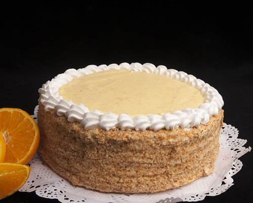 Torta Panqueque Naranja Sola